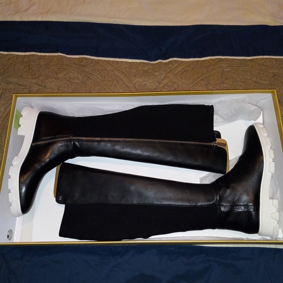 Michael Kors Ridley Lug Sole Tall Boots - Picture 2 of 11